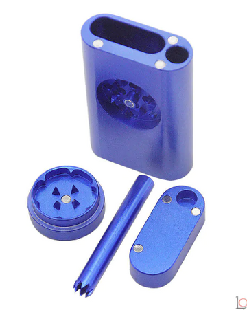 Custom Metal Dugout with Grinder - Durable, Multi-Function Smoking Accessory | CannaDevices