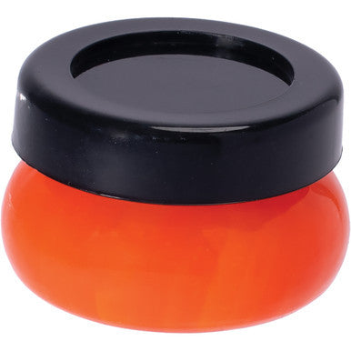 1.6In Orange Boro Glass Jar With Silicone Top - Us Color - CannaDevices