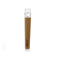 RYOT WOODEN ONE HITTER WITH GLASS TIP - CannaDevices