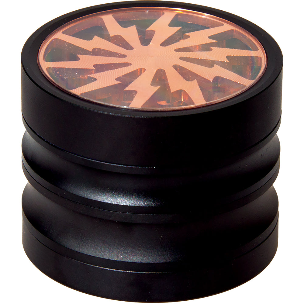 4 Stage Clear Top Bolt Grinder - Rose Gold