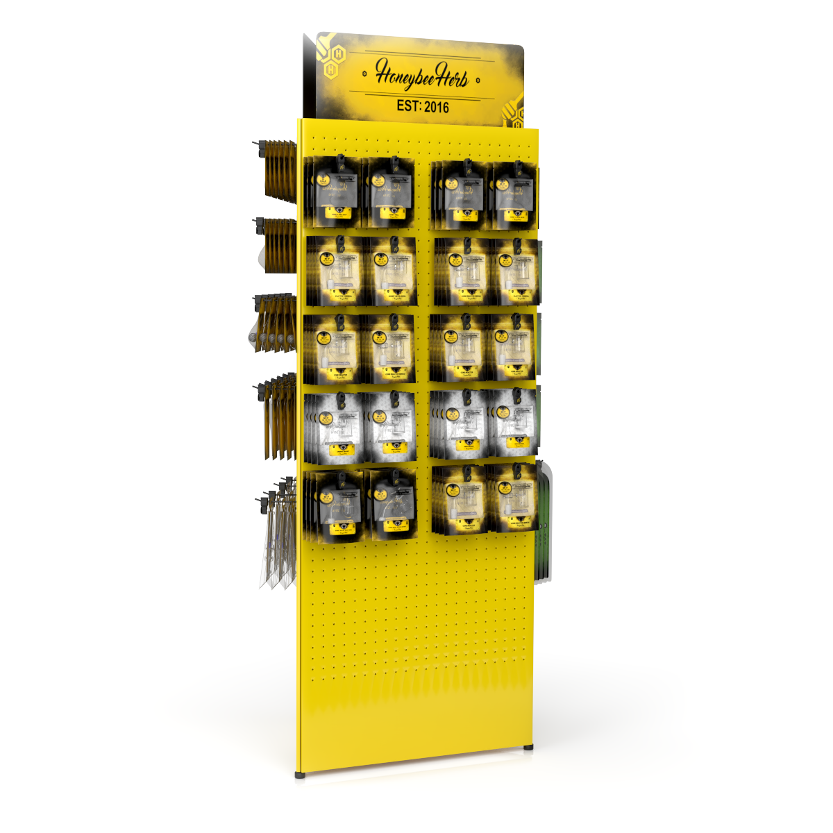 3 Sided Floor Display Kit | 246 Pieces - CannaDevices