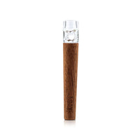 RYOT WOODEN ONE HITTER WITH GLASS TIP - CannaDevices