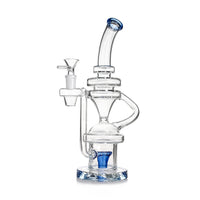 MULTI CHAMBERED COLORFUL SHOWERHEAD PERC RECYCLER RIG