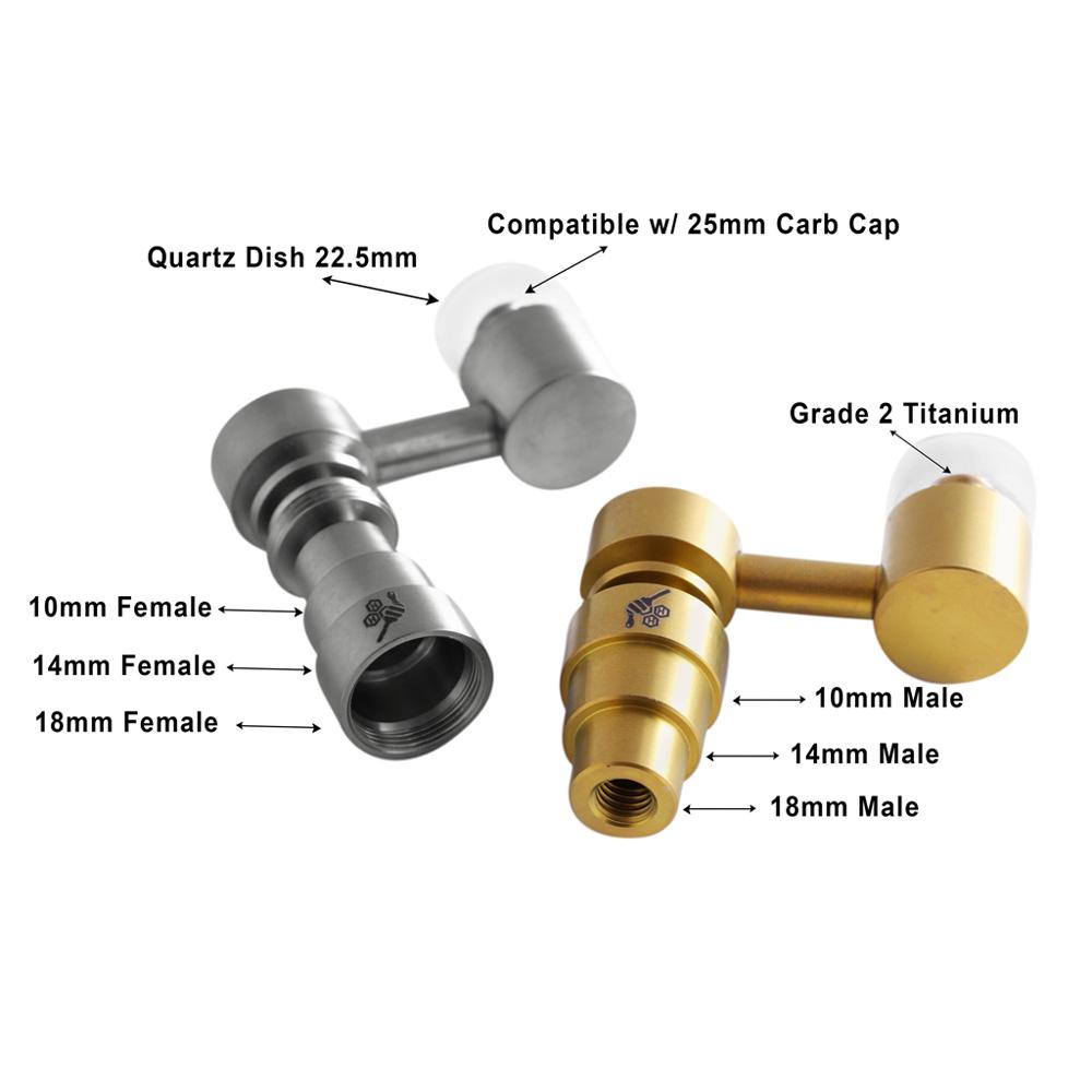 TITANIUM 4-IN-1 SIDECAR HYBRID BANGER - CannaDevices