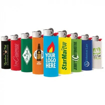 Custom Printed BIC Lighters - Personalized with Your Logo | Minimum 300 Units | CannaDevices