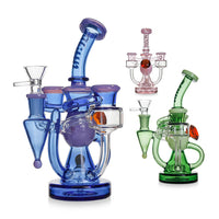 HITTN SHOWERHEAD PERC HIGH RECYCLING OIL RIG - CannaDevices