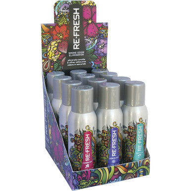 Re-Fresh Smoke Odor Eliminator Spray, 4 oz – 12 Count