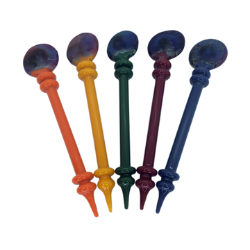 Color Blended Dabber with Dual-Function Paddle - Carb Cap for Dab Rigs | CannaDevices