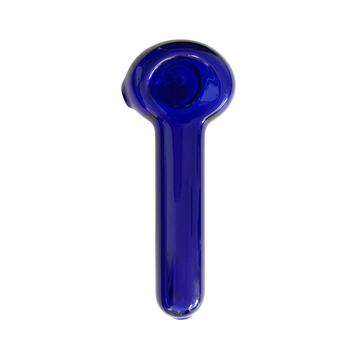 Hand Pipe - Blue - Elegant Glass Smoking Pipe with Vibrant Color | CannaDevices