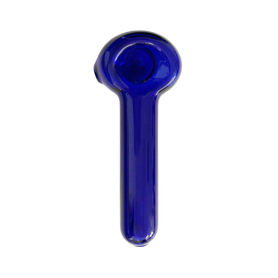 Hand Pipe - Blue - Elegant Glass Smoking Pipe with Vibrant Color | CannaDevices