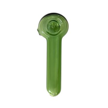 Hand Pipe - Green - Elegant Glass Smoking Pipe with Vibrant Color | CannaDevices