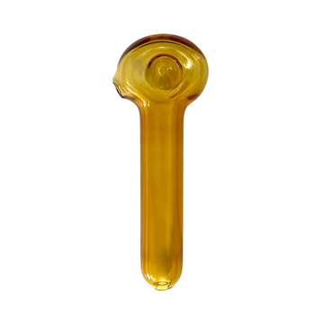 Hand Pipe - Yellow - Elegant Glass Smoking Pipe with Vibrant Color | CannaDevices