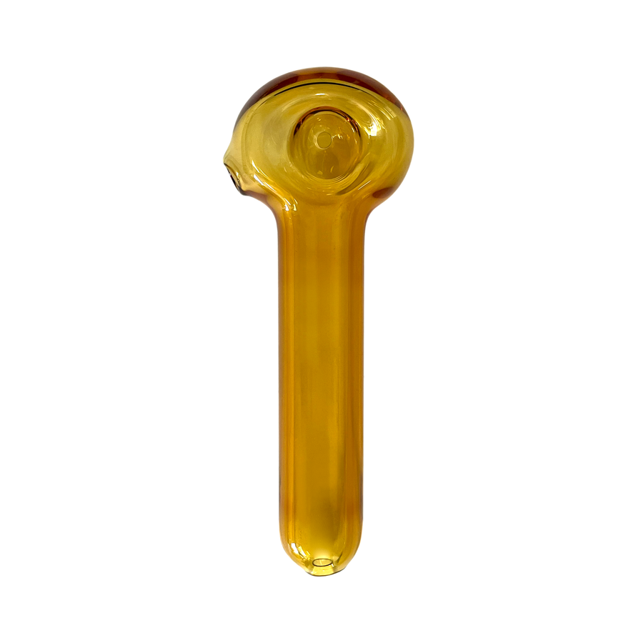 Hand Pipe - Yellow - Elegant Glass Smoking Pipe with Vibrant Color | CannaDevices