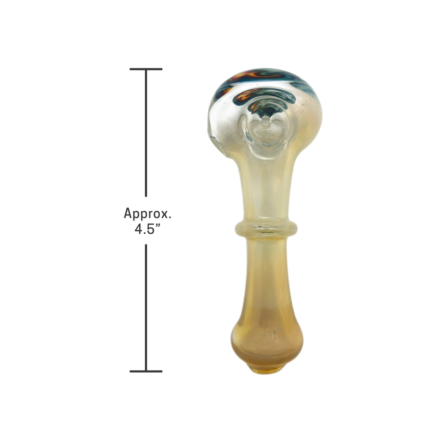 Fume WigWag Hand Pipe with Color-Changing Glass and Spiral Design | CannaDevices