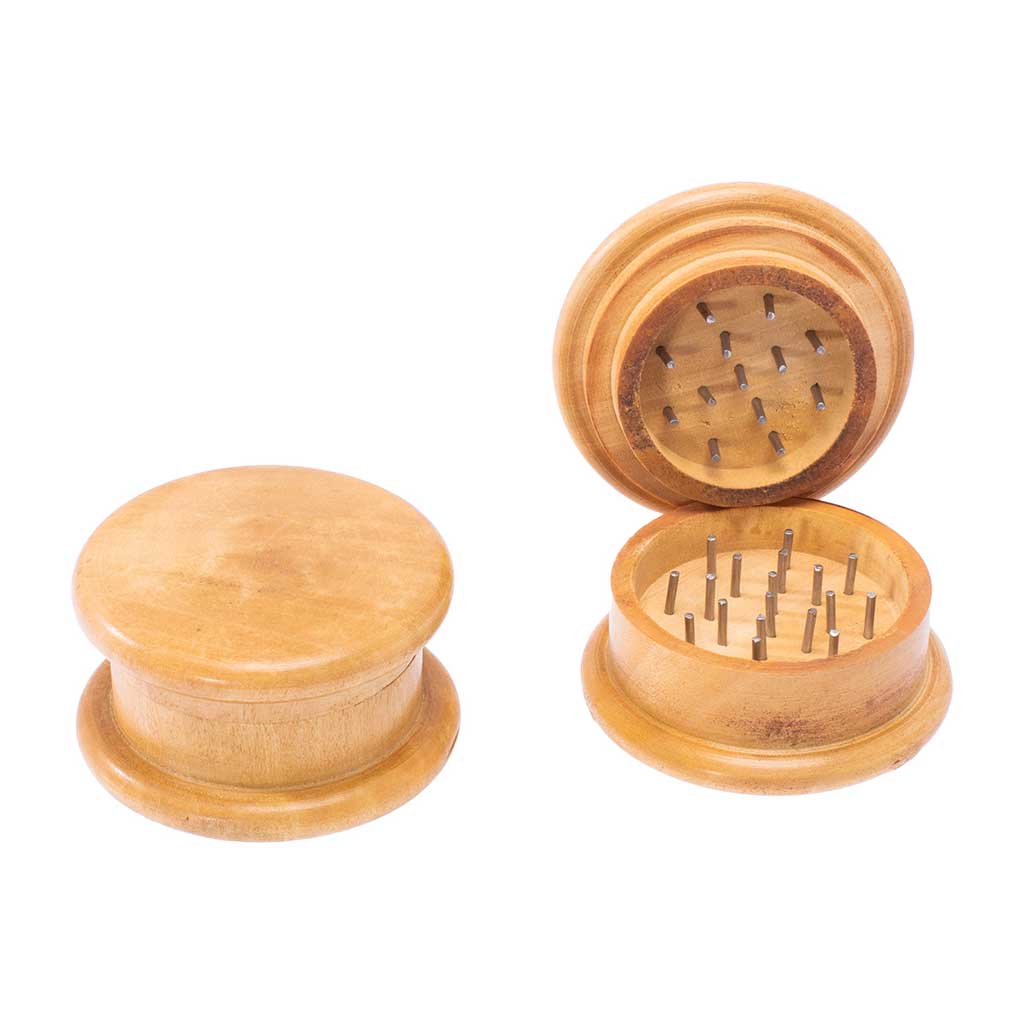 Wooden 2 Part Grinder - Light