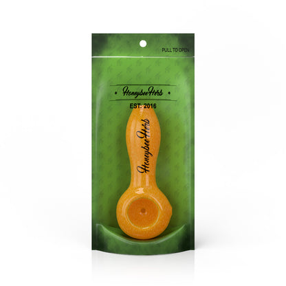 HONEYBEE HERB FRIT SPECKLED SPOON PIPE