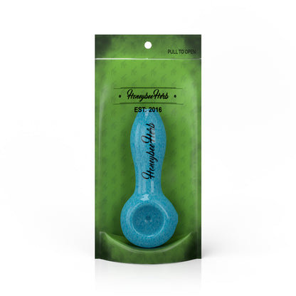 HONEYBEE HERB FRIT SPECKLED SPOON PIPE
