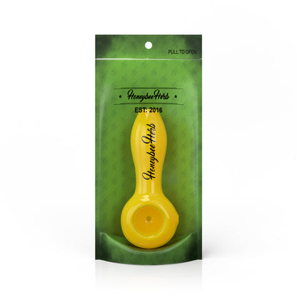 HONEYBEE HERB FRIT SPECKLED SPOON PIPE