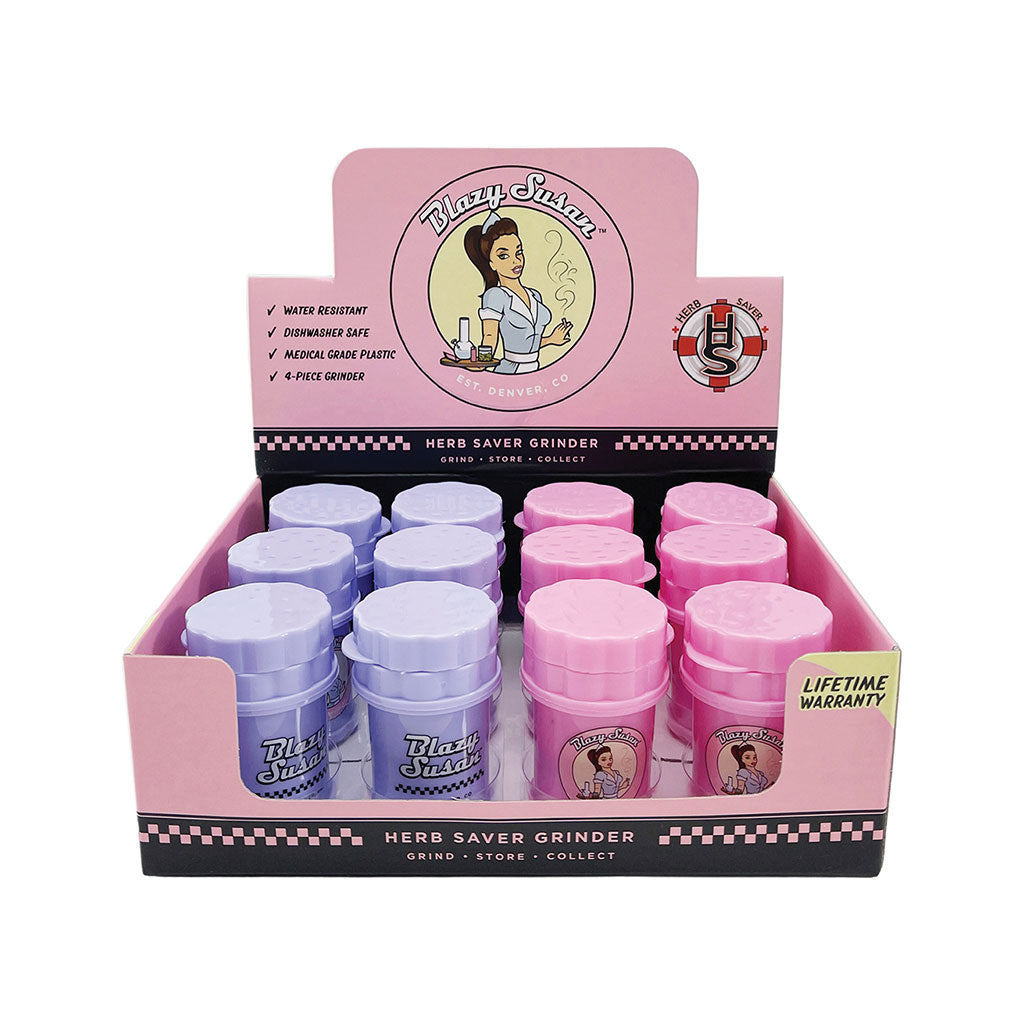 Blazy Susan x Herb Saver Grinder Display