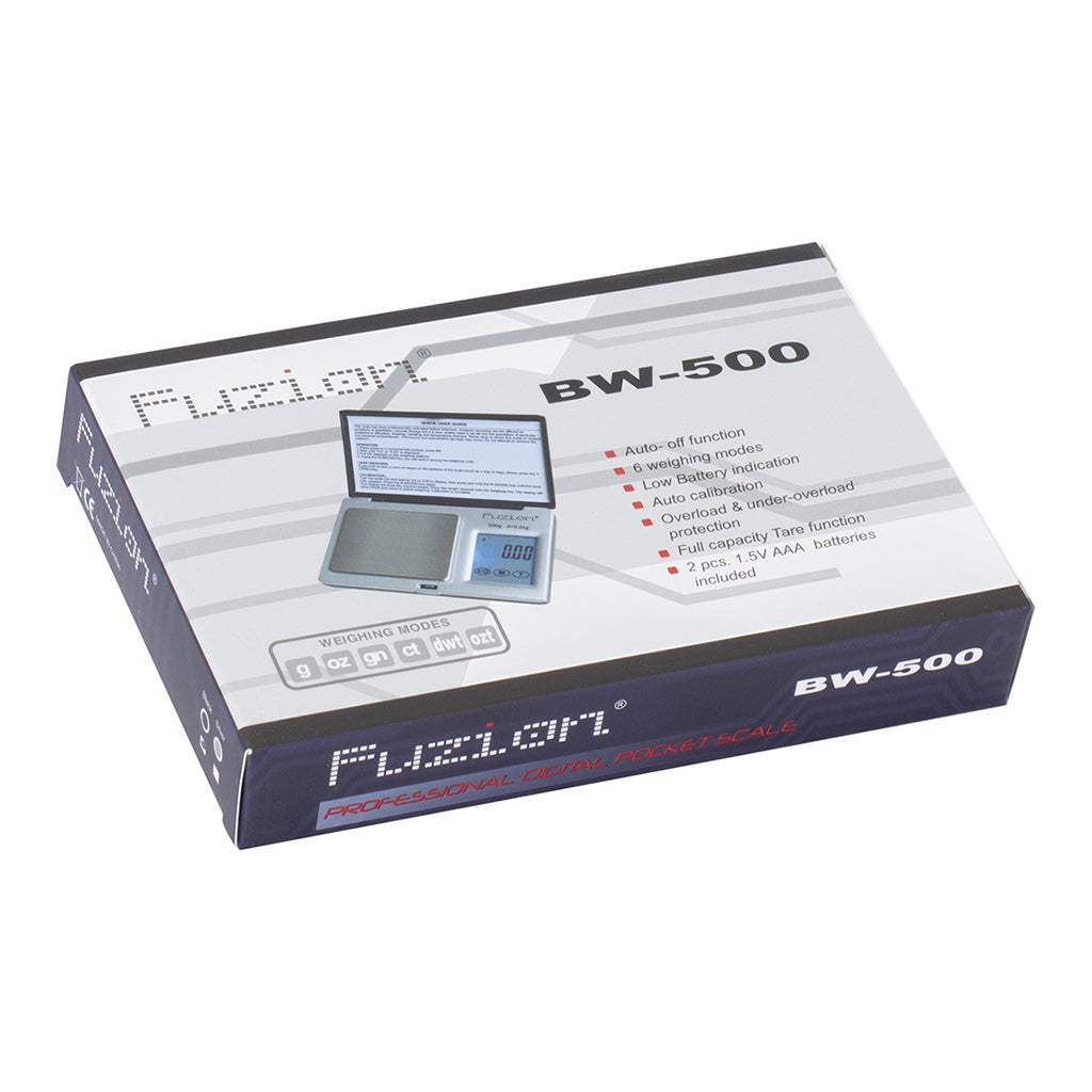 Fuzion Digital Scale 500g x .01g - Black