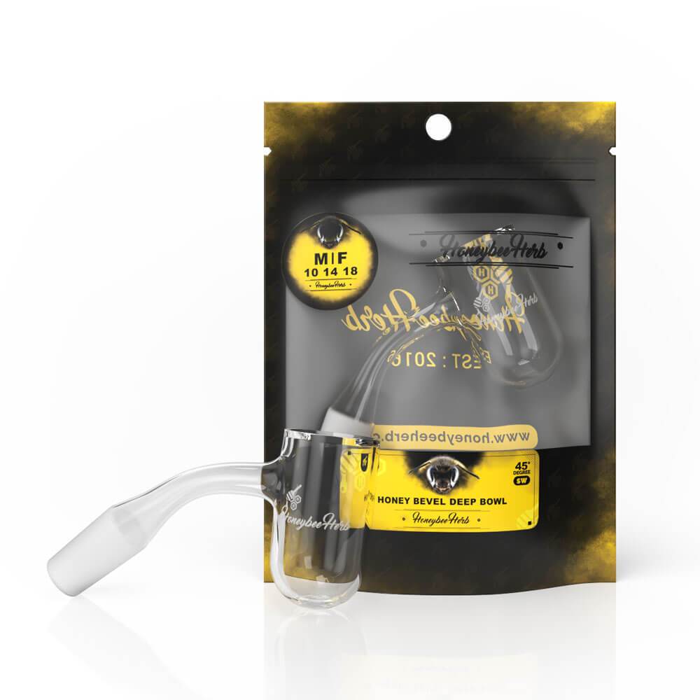 HONEY BEVEL DEEP BOWL - 45° DEGREE  | BL - CannaDevices
