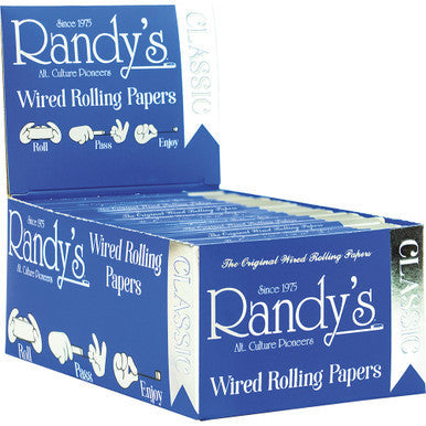 24 Ct. Randy's Wire-Infused Rolling Paper - Regular