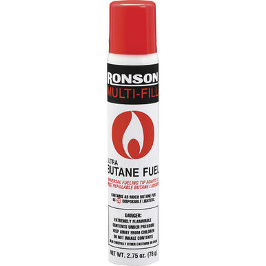 2.75oz. Ronson Butane Fuel 42gram 135ml (12 cnt)