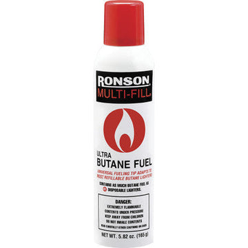 5.82oz. Ronson Butane Fuel 165gram 290ml (12 cnt)