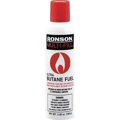 5.82oz. Ronson Butane Fuel 165gram 290ml (12 cnt)