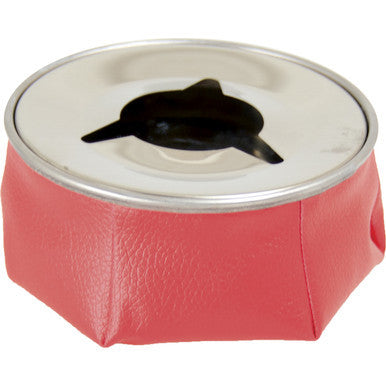 Bean Bag Ashtray (pu Leather) Red Color