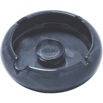 6.5in Reactive Finish Ceramic Ashtray - Blue