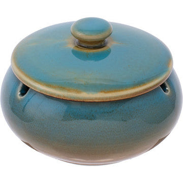 Blue Moroccan Ashtray with Lid