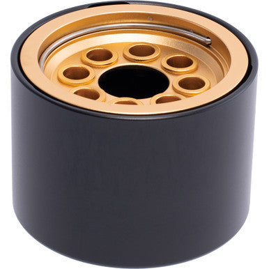 3.3in Black Aluminum Ashtray