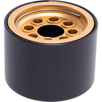 3.3in Black Aluminum Ashtray