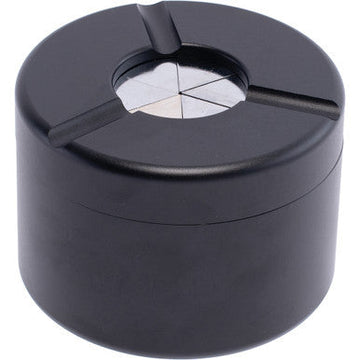 3.1in Black Openable Aluminum Ashtray