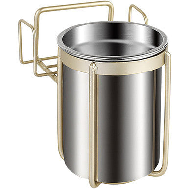 Silver Ashtray with Mountable Holder