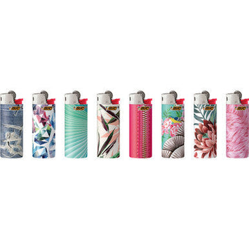 50Ct. Bic Mini Fashion Print Lighters.