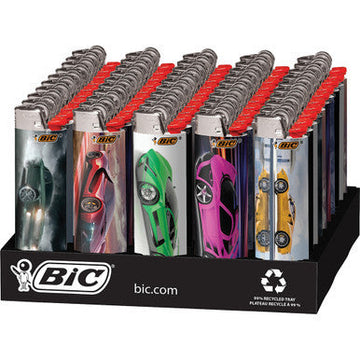 50Ct. Bic Limited Series Super Car Lighters