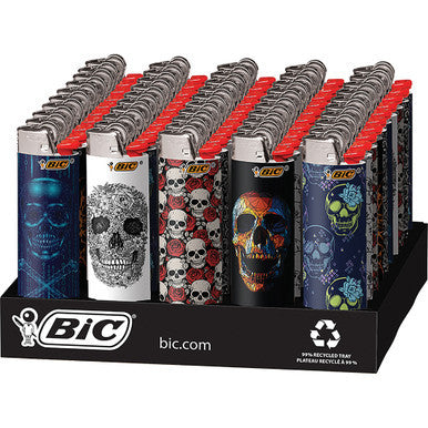 50Ct. Bic Limited Skull Lighters
