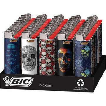 50Ct. Bic Limited Skull Lighters