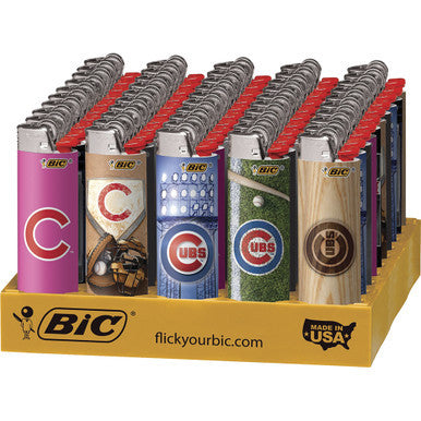 50Ct. Bic Mlb Chicago Cubs Lighters