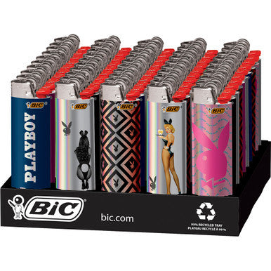 50Ct. Bic Holographic Playboy Series Lighters - CannaDevices