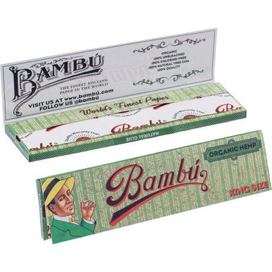 50 Ct. King Bambu Organic Hemp Papers