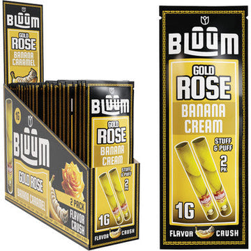 10 Ct. Banana Cream Bluum Wild Flower Rolls Gold Rose (2pk)