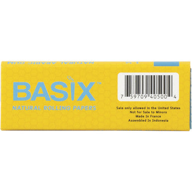 25 Ct. Basix Natural Rolling Paper 1.25" - CannaDevices