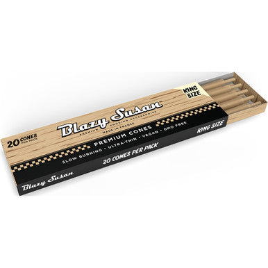 12 Ct. 20pk Unbleached Cones 110mm Blazy Susan - CannaDevices