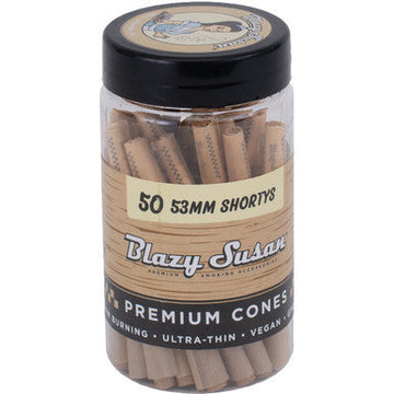 50 Ct. Blazy Susan Unbleached Cones Shorty 53mm