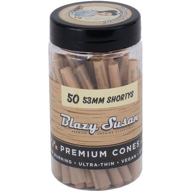 50 Ct. Blazy Susan Unbleached Cones Shorty 53mm