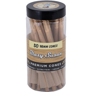 50 Ct. Blazy Susan Unbleached Cones 98mm