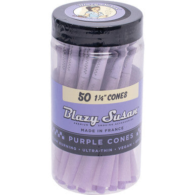 50 Ct. Blazy Susan Purple Cones 1.25
